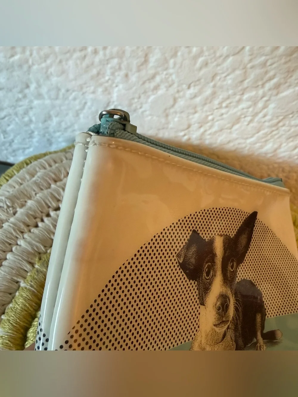 Catseye London dog pencil cosmetic brush bag